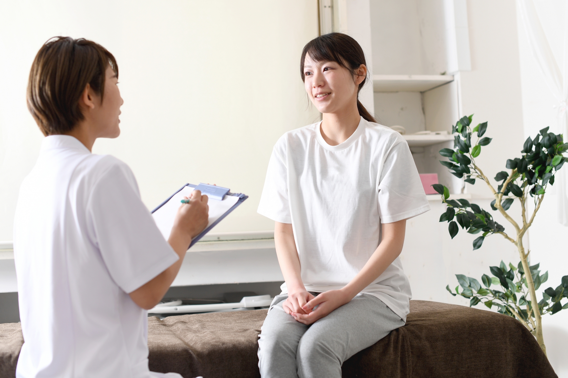 整体院カウンセリングの様子